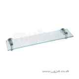 Related item Bristan Prism Glass Shelf Chrome Plated Pm Shelf C