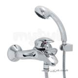 Jupiter Wall Mounted Bath Shower Mixer Cp