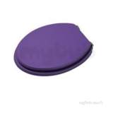 Croydex Wooden Toilet Seat Purple