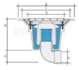 40mm Horizontal Shower Outlet T/f Df235