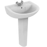 Armitage Shanks Sandringham 21 E8962 550mm One Tap Hole Basin Inc C/h Wht