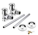 Bristan Radiator Valves Pack Comtempory