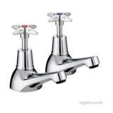 Bristan Value Cross Top Bath Taps Cp