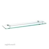 Croydex Ealing Glass Shelf Chrome Plated Qm691441