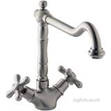 Deva Sm054 Brittany Mono Sink Mixer Br/nkl