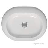 Related item Ideal Standard Simplyu T0142 Nat 60cm Ov V Basin No Tap Holes Wh