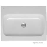 Ideal Standard Simplyu T0135 Dyn 650mm Basin No Tap Holes White