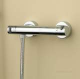 Polished Chrome Artisan Surface Mounted Bar Shower Valve With Fast Fit Connections