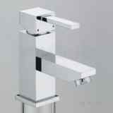 Bristan Qd Smbas C Polished Chrome Quadrato Quadrato Small Deck Mount Bath Filler 125mm