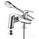 Bristan Vt Bsm C Polished Chrome Vantage Deck Mount Bath Shower Mixer 110mm