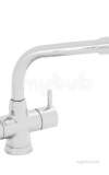 Carron Phoenix Ztk0005 Chrome Inca Chrome Single Handle Kitchen Tap Deck Mount