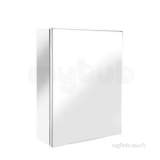 Croydex Wc856005 Ss Avon One Door Small Mirrored Bathroom Cabinet Internal Shelf