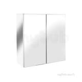 Croydex Wc866105 Ss Avon Double Door Mirrored Bathroom Cabinet Internal Shelf