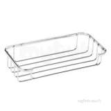 Croydex Qm390641 Chrome Wire Storage Cosmetic Basket With Plating