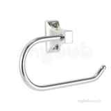 Croydex Qm731241 Chrome Sutton Wall Mounted Hook Toilet Roll Holder