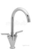 Deva Lev104 Chrome Lever Chrome Sink Mixer Swivel Spout