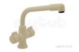 Deva Sms172/004 Beige Sauris Beige Double Handle Kitchen Tap