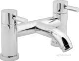 Deva Vsn208 Chrome Vision Chrome Bath Filler Double Handle