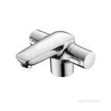 Ideal Standard A5668aa Chrome Contour 114 Mm High Double Knob Thermostatic Bath Filler