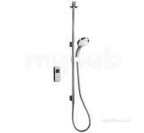 Related item Mira 1.1797.002 White/chrome Vision Biv Ceiling Fed Pumped Digital Shower Mixer