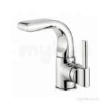 Chrome Panacea One Lever Monobloc Basin Mixer In Chrome 140mm Spout Height