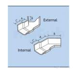 Plain 4 Inch X 135d Ogee Angle Ext Og1/36