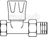 Oventrop Straight Pattern Rad Valve Dn10