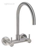 Roma Tra2ss/ Bridge Mixer Tap Stainless Steel