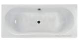 Roca Duo Plus 1800 No Tap Holes D/e Steel Bath Wh Plus A/s