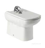 Roca Senso Compact F/s One Tap Hole Btw Bidet White