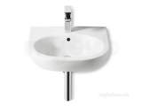 Roca Meridian-n 500 X 460mm One Tap Hole W/h Basin White