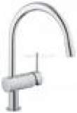 Grohe Minta 32321dco Curved Spout Sink Mixer Sus Incl Del