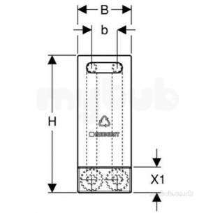 Geberit Mepla Mlcp Pipe System -  Radiatoranschluss Therm Box D16-h22 611.260.00.1