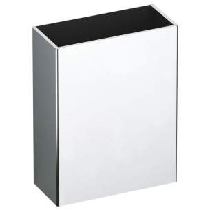 Delabie Accessories and Miscellaneous -  Delabie Wall Mtd Rectangular Bin 38l Polished 304 Stainless Steel