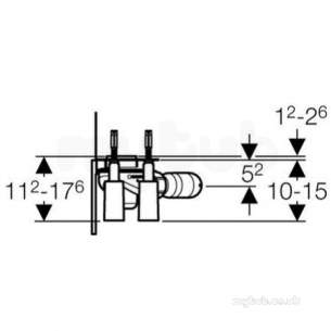 Geberit Commercial Sanitary Systems -  Geberit Uniflex 07m Shower Channel Wall