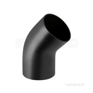 Geberit Hdpe Range 32mm To 315mm -  Hdpe 200mm X 45deg Buttwelded Bend