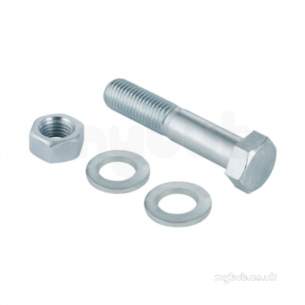 Geberit Hdpe Range 32mm To 315mm -  Hdpe 50-75mm Bolt C/w Screwnut And Washer