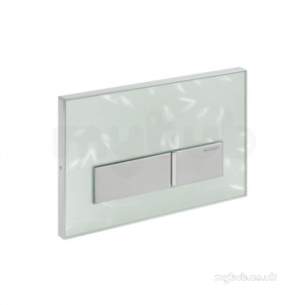 Geberit Commercial Sanitary Systems -  Sigma50 Dual Flush Plate For Up320 Av