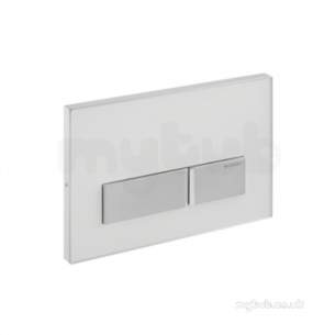 Geberit Commercial Sanitary Systems -  Sigma50 Dual Flush Plate For Up320 Av 115 785 11 1