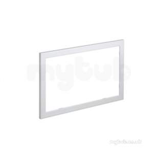 Geberit Commercial Sanitary Systems -  Sigma 60 Cover Frame Brushed Chrome