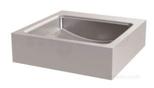 Delabie Washbasins and Sinks -  Delabie Unito Counter Top Basin No Tap Hole 304 Polished St Steel