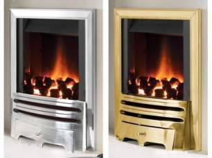 Flavel Gas Fires -  Flavel Warwick Mc Cont Silver Ng