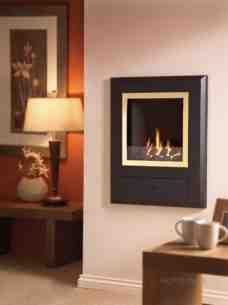 Flavel Gas Fires -  Flavel Finesse Coal Gas Fire Brass