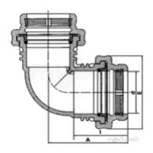 Plasson Fittings -  Plasson 160mm Elbow 17050 17050p0