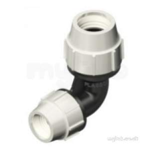 Plasson Fittings -  25mm X 20mm Plasson Reducing Elbow 7510