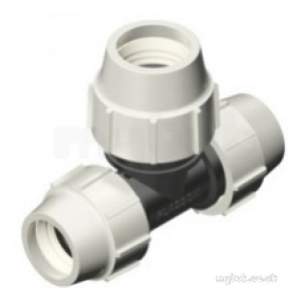 Plasson Fittings -  25 X 32 X 25 Plasson 90 Deg Enl Tee 7740