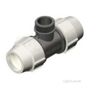 Plasson Fittings -  32x1x32 Plasson Male Tee 7840 7840e3e