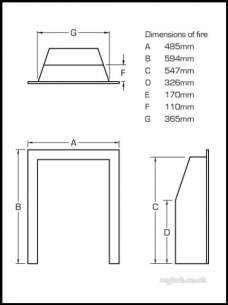 Flavel Gas Fires -  Flavel Kenilworth Mc Silver Gas Fire Ng