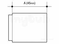 Osma Above Ground Drainage -  Ot030n Brown Osma Brcket Extension Piece