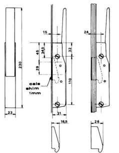 Fermod 570 Automatic Latch Assembly